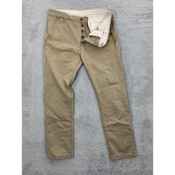 Levi's Other - LEVI's 32x30 Chino White Tab Hidden Concealed Button Fly Reinforced Pockets